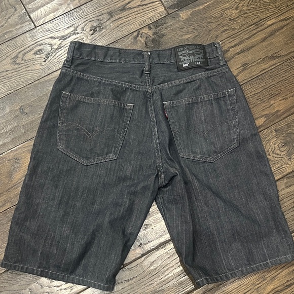 Levi's Dark‎ Gray Denim Men's Shorts 90s Y2K - Picture 3 of 6